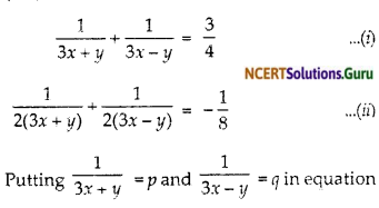 NCERT Solutions for Class 10 Maths Chapter 3 Pair of Linear Equations in Two Variables Ex 3.6 11