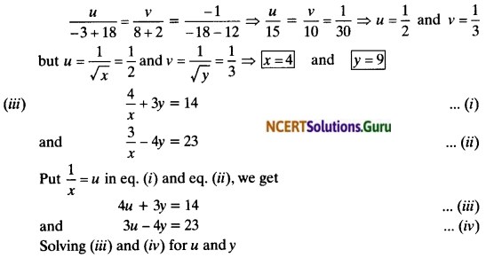 NCERT Solutions for Class 10 Maths Chapter 3 Pair of Linear Equations in Two Variables Ex 3.6 4
