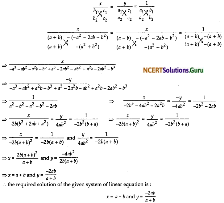 NCERT Solutions for Class 10 Maths Chapter 3 Pair of Linear Equations in Two Variables Ex 3.7 5