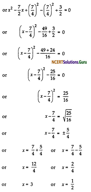 NCERT Solutions for Class 10 Maths Chapter 4 Quadratic Equations Ex 4.3 2