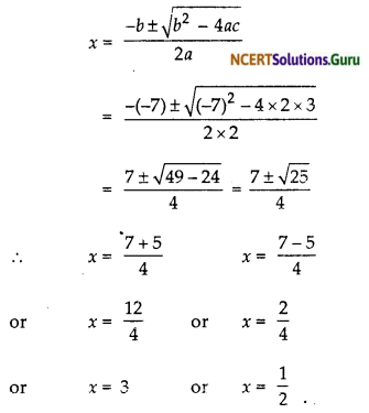 NCERT Solutions for Class 10 Maths Chapter 4 Quadratic Equations Ex 4.3 9
