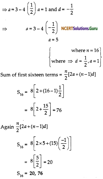 NCERT Solutions for Class 10 Maths Chapter 5 Arithmetic Progressions Ex 5.4 1