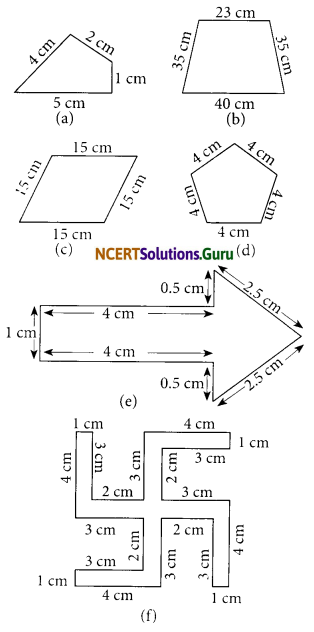 NCERT Solutions for Class 6 Maths Chapter 10 Mensuration Ex 10.1 1