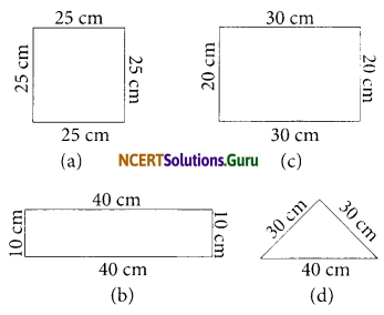NCERT Solutions for Class 6 Maths Chapter 10 Mensuration Ex 10.1 5