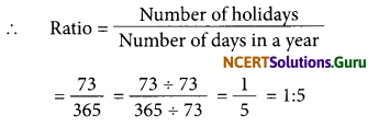 NCERT Solutions for Class 6 Maths Chapter 12 Ratio and Proportion InText Questions 1