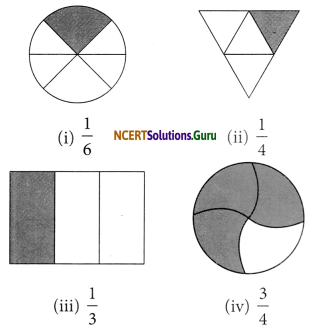 NCERT Solutions for Class 6 Maths Chapter 7 Fractions Ex 7.1 2