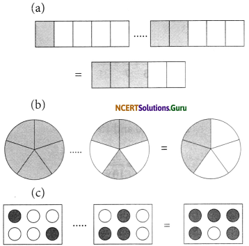 NCERT Solutions for Class 6 Maths Chapter 7 Fractions Ex 7.5 1