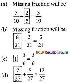 NCERT Solutions for Class 6 Maths Chapter 7 Fractions Ex 7.5 4
