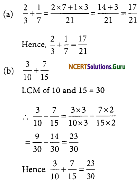 NCERT Solutions for Class 6 Maths Chapter 7 Fractions Ex 7.6 1