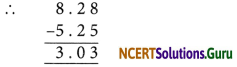NCERT Solutions for Class 6 Maths Chapter 8 Decimals InText Questions 7