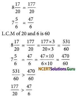 NCERT Solutions for Class 7 Maths Chapter 2 Fractions and Decimals Ex 2.1 11