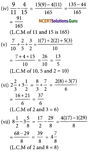 NCERT Solutions for Class 7 Maths Chapter 2 Fractions and Decimals Ex 2.1 3