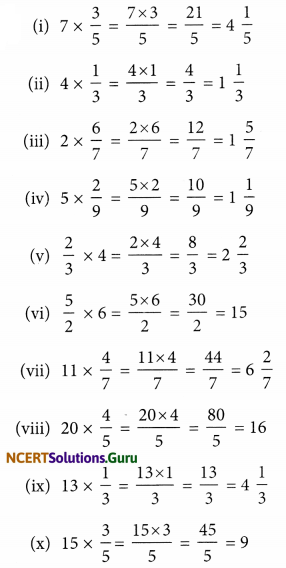 NCERT Solutions for Class 7 Maths Chapter 2 Fractions and Decimals Ex 2.2 10