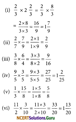 NCERT Solutions for Class 7 Maths Chapter 2 Fractions and Decimals Ex 2.3 3
