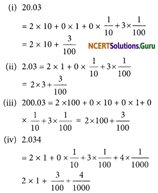 NCERT Solutions for Class 7 Maths Chapter 2 Fractions and Decimals Ex 2.5 1