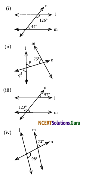 NCERT Solutions for Class 7 Maths Chapter 5 Lines and Angles Ex 5.2 6