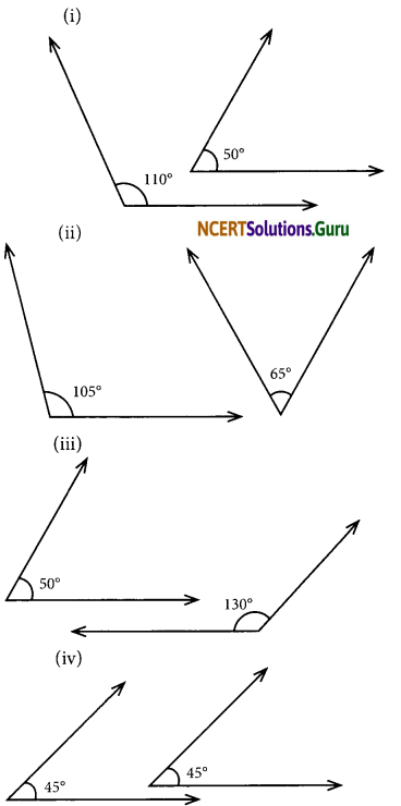 NCERT Solutions for Class 7 Maths Chapter 5 Lines and Angles InText Questions 3