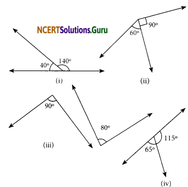 NCERT Solutions for Class 7 Maths Chapter 5 Lines and Angles InText Questions 6