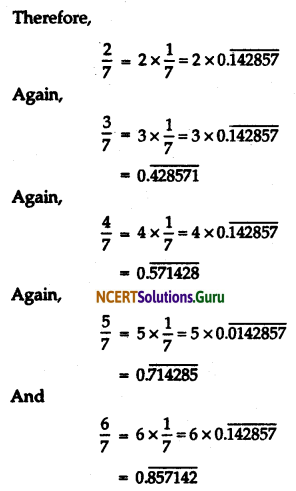 NCERT Solutions for Class 9 Maths Chapter 1 Number Systems Ex 1.3 Q2