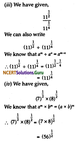 NCERT Solutions for Class 9 Maths Chapter 1 Number Systems Ex 1.6 Q3.1