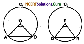 NCERT Solutions for Class 9 Maths Chapter 10 Circles Ex 10.2 Q2