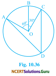 NCERT Solutions for Class 9 Maths Chapter 10 Circles Ex 10.5 Q1