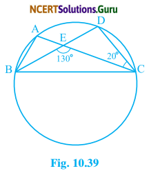 NCERT Solutions for Class 9 Maths Chapter 10 Circles Ex 10.5 Q5