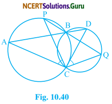 NCERT Solutions for Class 9 Maths Chapter 10 Circles Ex 10.5 Q9
