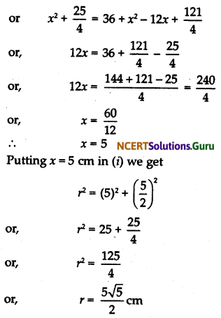 NCERT Solutions for Class 9 Maths Chapter 10 Circles Ex 10.6 Q2.1
