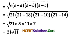 NCERT Solutions for Class 9 Maths Chapter 12 Heron’s Formula Ex 12.1 Q4