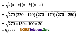 NCERT Solutions for Class 9 Maths Chapter 12 Heron’s Formula Ex 12.1 Q5