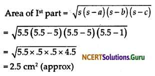 NCERT Solutions for Class 9 Maths Chapter 12 Heron’s Formula Ex 12.2 Q3.1