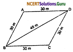 NCERT Solutions for Class 9 Maths Chapter 12 Heron’s Formula Ex 12.2 Q5