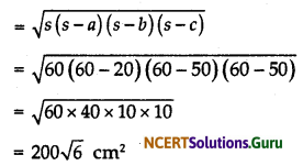 NCERT Solutions for Class 9 Maths Chapter 12 Heron’s Formula Ex 12.2 Q6.1