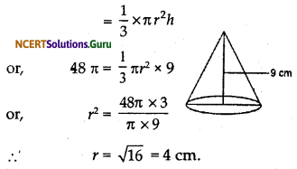 NCERT Solutions for Class 9 Maths Chapter 13 Surface Areas and Volumes Ex 13.7 Q4