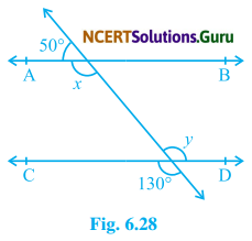 NCERT Solutions for Class 9 Maths Chapter 6 Lines and Angles Ex 6.2 Q1