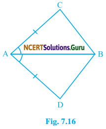 NCERT Solutions for Class 9 Maths Chapter 7 Triangles Ex 7.1 Q1