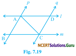 NCERT Solutions for Class 9 Maths Chapter 7 Triangles Ex 7.1 Q4