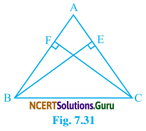 NCERT Solutions for Class 9 Maths Chapter 7 Triangles Ex 7.2 Q3