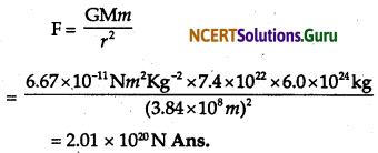 NCERT Solutions for Class 9 Science Chapter 10 Gravitation 3