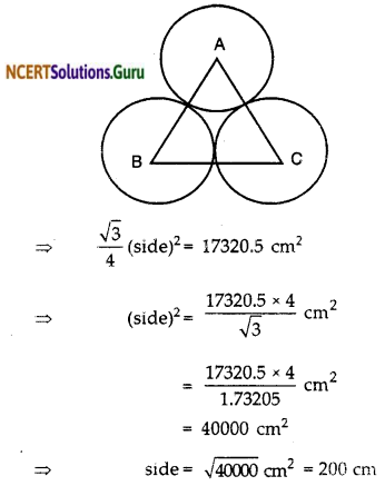 NCERT Solutions for Class 10 Maths Chapter 12 Areas Related to Circles Ex 12.3 17