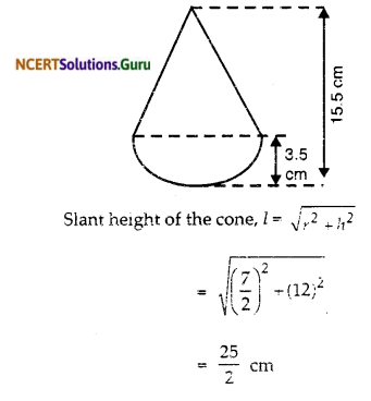 NCERT Solutions for Class 10 Maths Chapter 13 Surface Areas and Volumes Ex 13.1 3