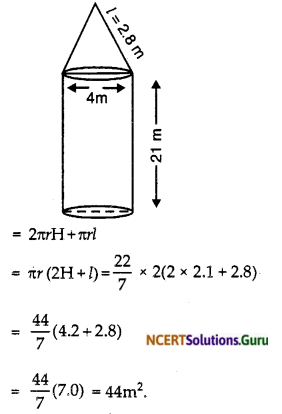 NCERT Solutions for Class 10 Maths Chapter 13 Surface Areas and Volumes Ex 13.1 9