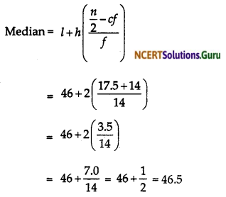 NCERT Solutions for Class 10 Maths Chapter 14 Statistics Ex 14.4 6