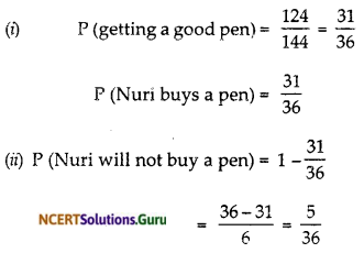 NCERT Solutions for Class 10 Maths Chapter 15 Probability Ex 15.1 5