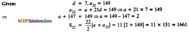 NCERT Solutions for Class 10 Maths Chapter 5 Arithmetic Progressions Ex 5.3 22
