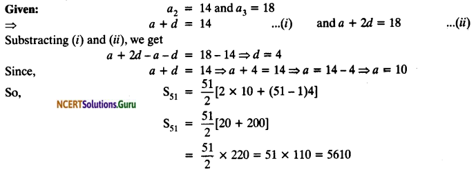  NCERT Solutions for Class 10 Maths Chapter 5 Arithmetic Progressions Ex 5.3 23