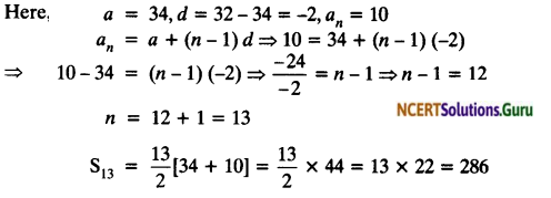 NCERT Solutions for Class 10 Maths Chapter 5 Arithmetic Progressions Ex 5.3 6