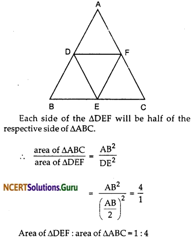 NCERT Solutions for Class 10 Maths Chapter 6 Triangles Ex 6.4 6