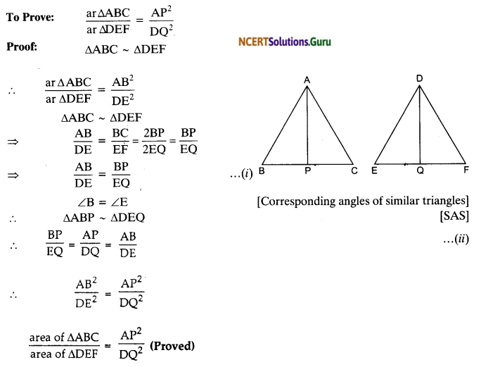 NCERT Solutions for Class 10 Maths Chapter 6 Triangles Ex 6.4 7